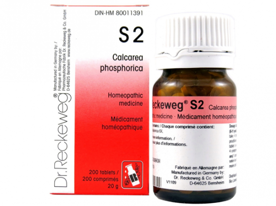 Calcarea phosphorica S2 - Tissue Salts - Dr. Reckeweg - 200 tablets