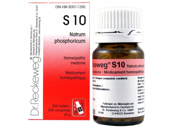 Natrum phosphoricum S10 - Tissue Salts - Dr. Reckeweg - 200 tablets