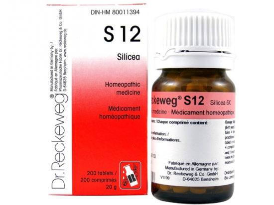 Silicea S12 - Tissue Salts - Dr. Reckeweg - 200 tablets