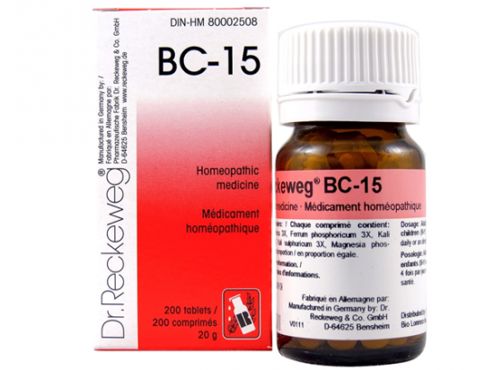 BC-15 - Dr. Reckeweg - 200 tablets