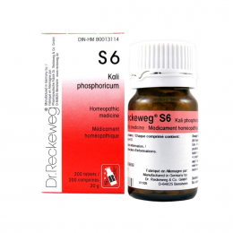 Kali Phosphoricum S6 -  Tissue Salts - Dr. Reckeweg - 200 tablets