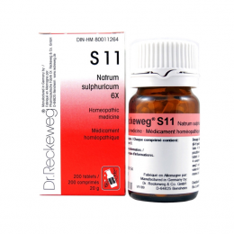 Natrum Sulphuricum S11 -  Tissue Salts - Dr. Reckeweg - 200 tablets